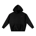 Monre Oversize Fleeced Hoodie/ pink palm tree