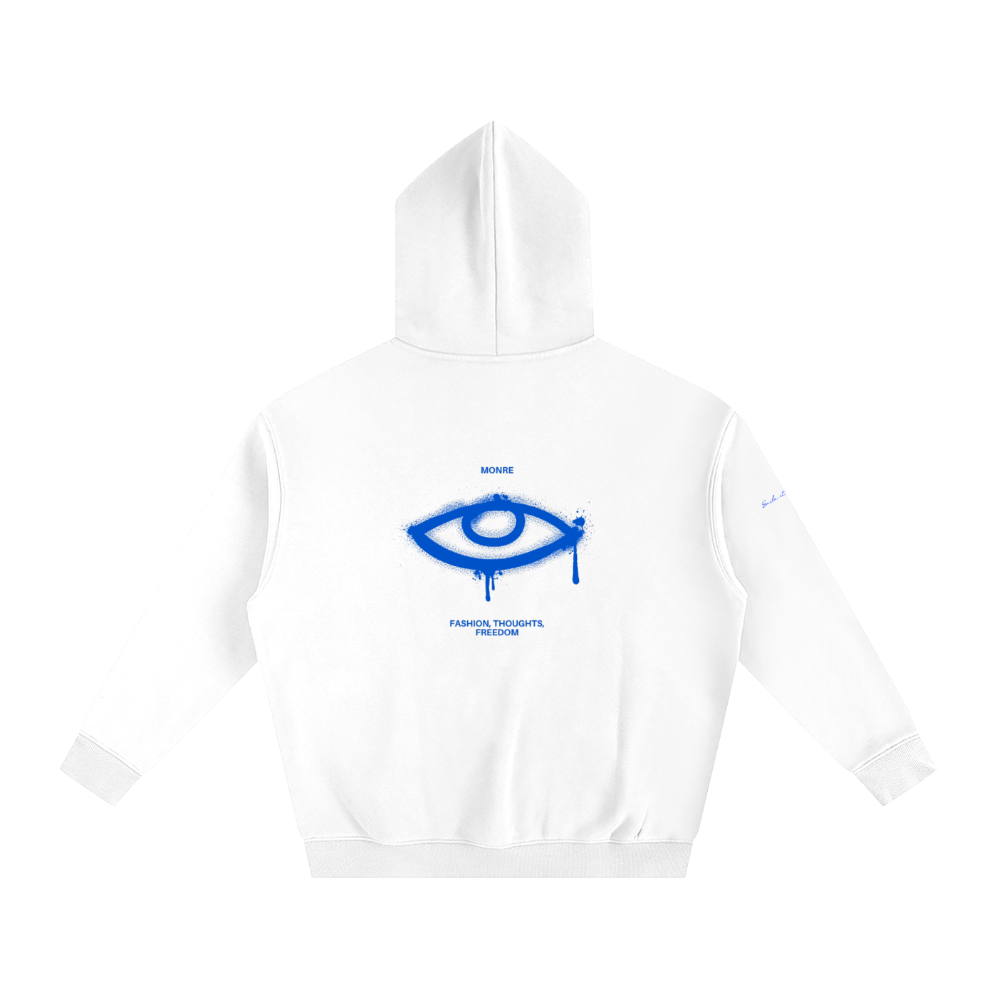 Monre Oversize Fleeced Hoodie/ vision