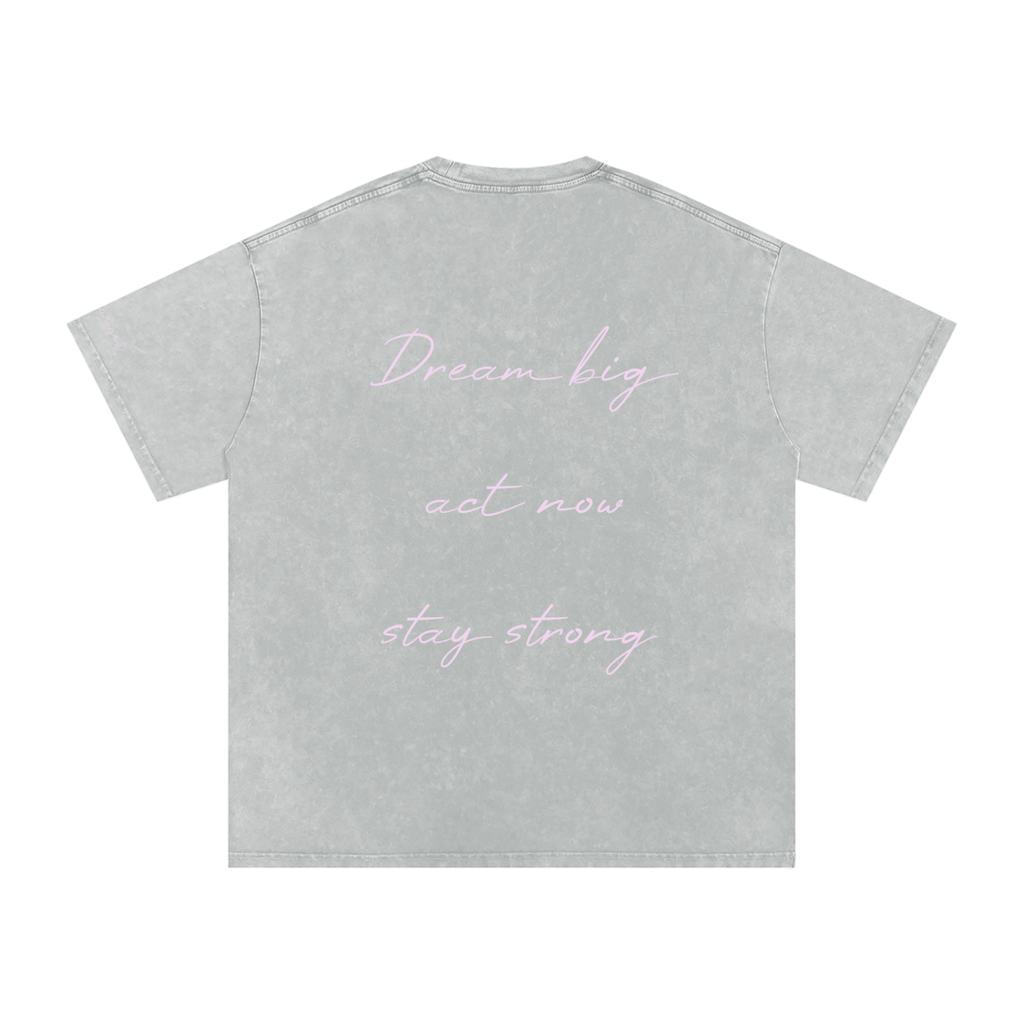 Monre Snow Washed Oversized Cotton T-Shirt First Edition Collection