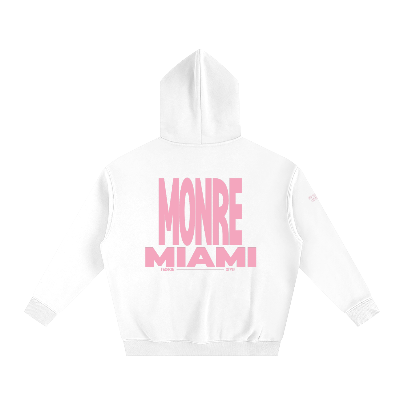 Monre Oversize Fleeced Hoodie-fashion/style hoodie