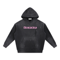 Monre Vintage Washed Frayed Fleece Hoodie First Edition Collection