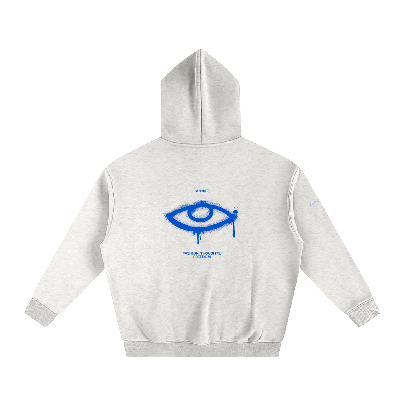 Monre Oversize Fleeced Hoodie/ vision