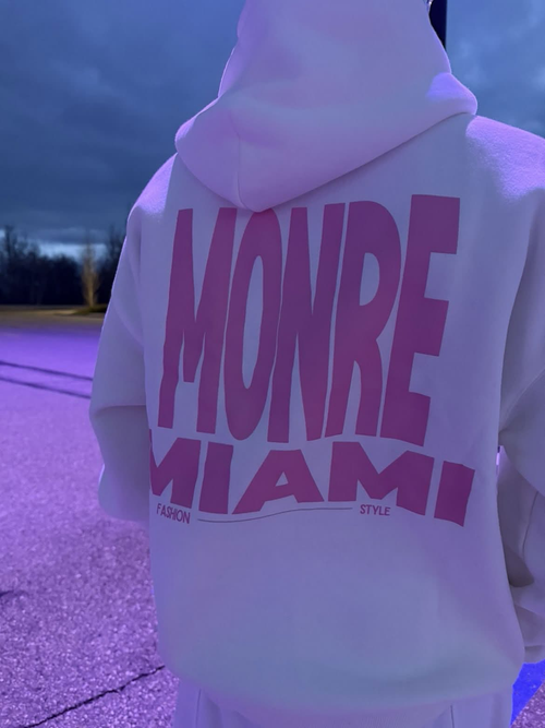 Monre Oversize Fleeced Hoodie-fashion/style hoodie